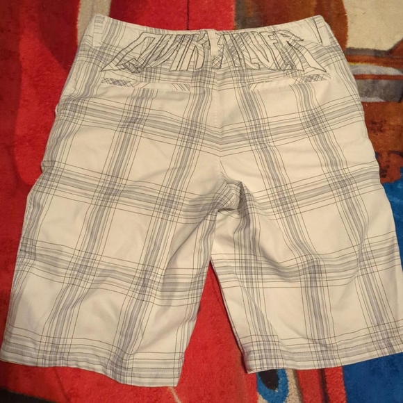 Vintage Y2K white Quicksilver plaid shirts size 34 - Picture 2 of 4